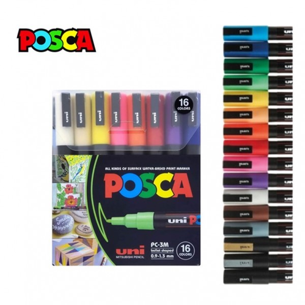 MARCADORES PC-3M POSCA SET...