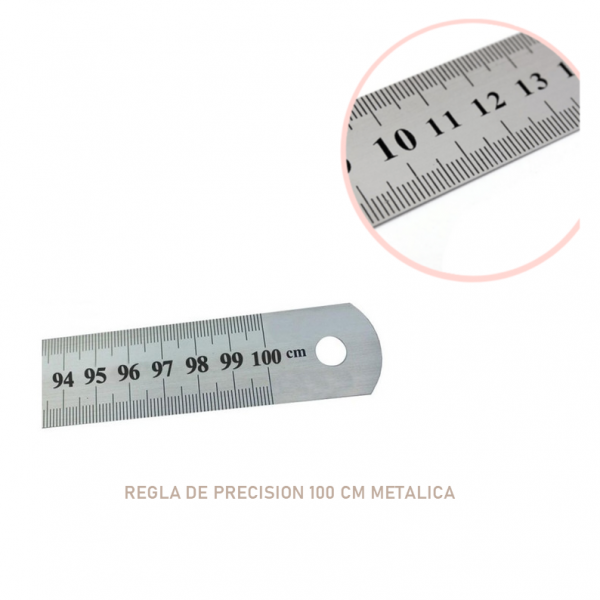 REGLA DE ACERO 100CM IBI CRAFT