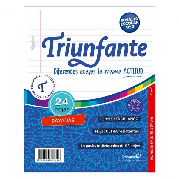 REPUESTO N?3 TRIUNFANTE X...