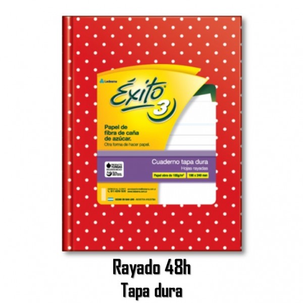 CUADERNO RAYADO C/LUNARES...
