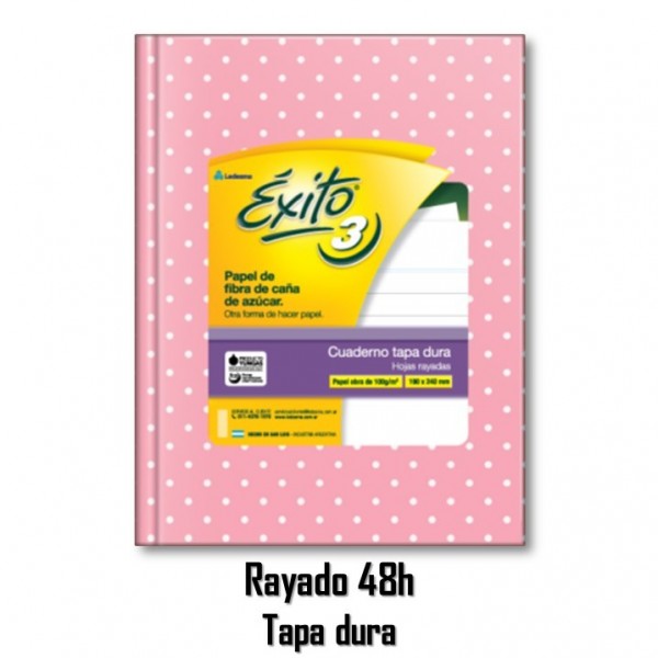 CUADERNO RAYADO C/LUNARES...