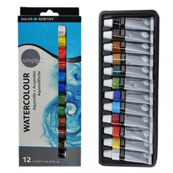 ACUARELA EN POMO ROWNEY...