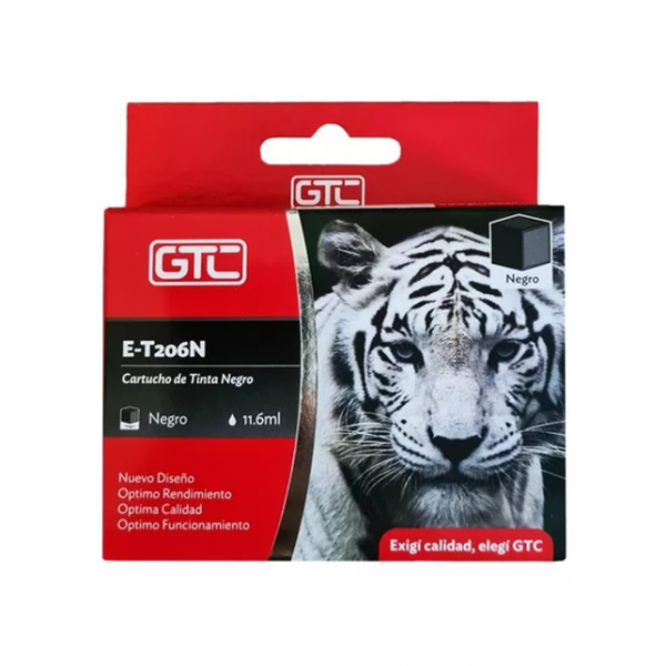 CARTUCHO GTC 206/207 - NEGRO