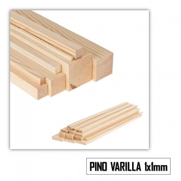 PINO VARILLA 1X1MM X 1MT