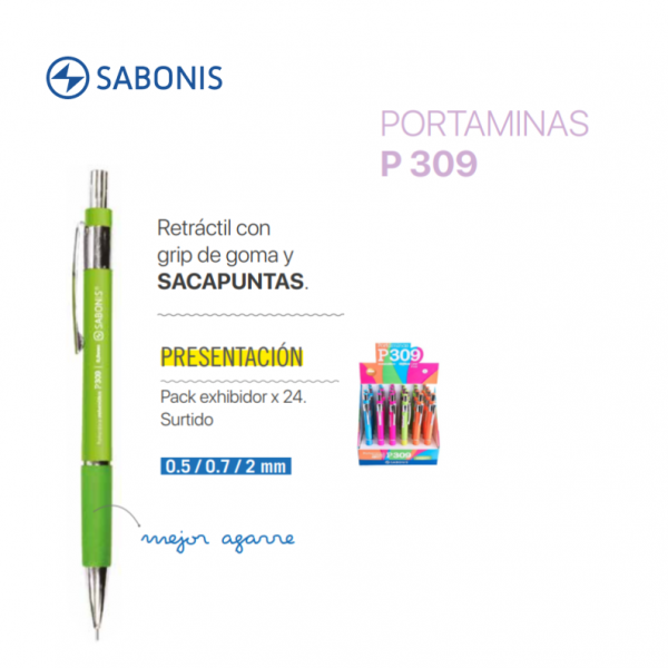 PORTAMINAS 0.5MM SABONIS -...