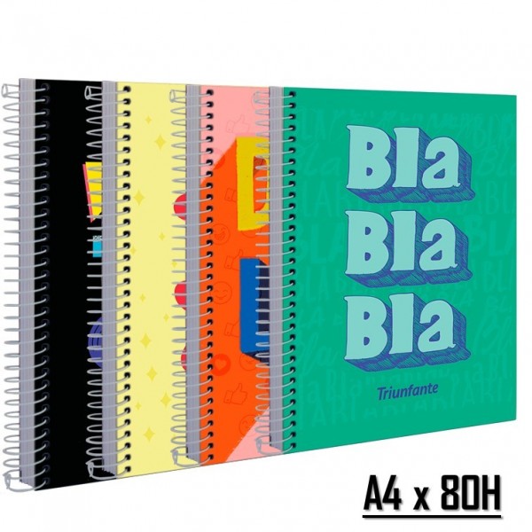CUADERNO RAYADO A4 T/DURA...