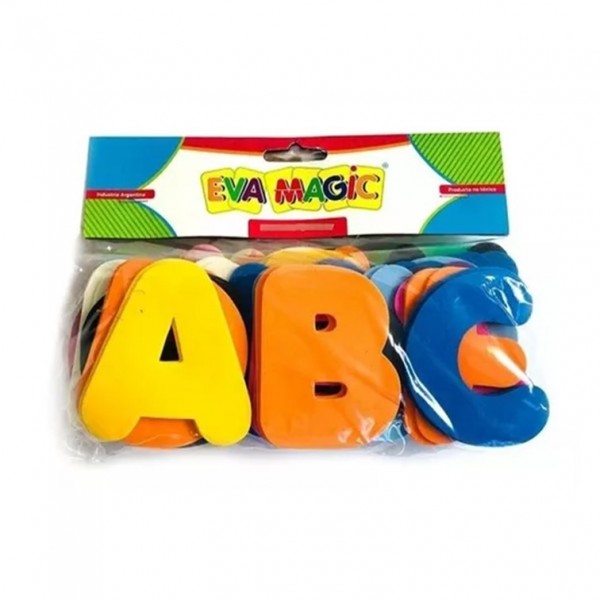 LETRAS GOMA EVA PAQ. X 52 -...