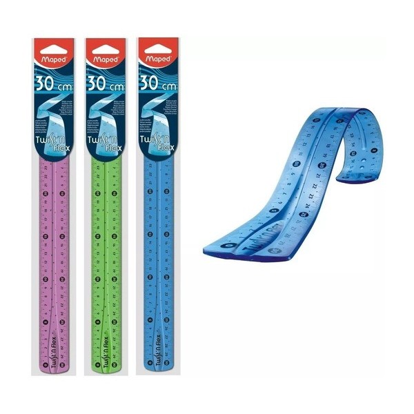 REGLA TWIST`N FLEX MAPED 30CM