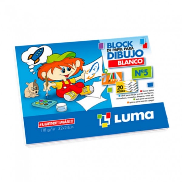 BLOCK DE DIBUJO BLANCO Nº5...