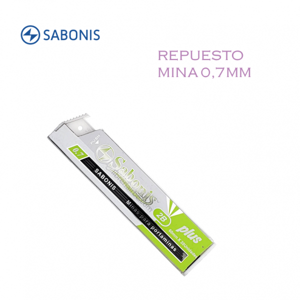 MINAS 0.7MM 2B SABONIS X 20