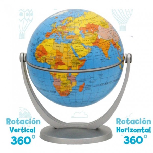 GLOBO TERRAQUEO MULTIGIRO...