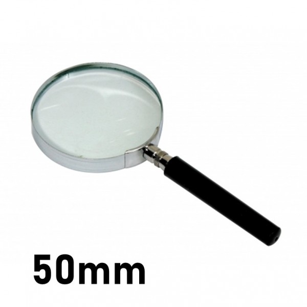 LUPA GLASS ARO METAL 50MM