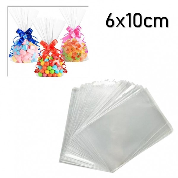 BOLSA DE CELOFAN 6X10CM X 200U