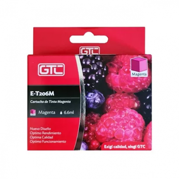 CARTUCHO GTC 206 - MAGENTA