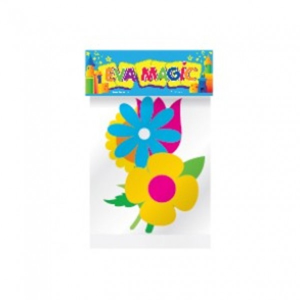 FLORES GOMA EVA X 5...