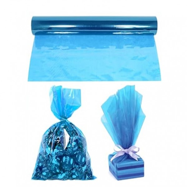 PAPEL CELOFAN COLOR CELESTE...