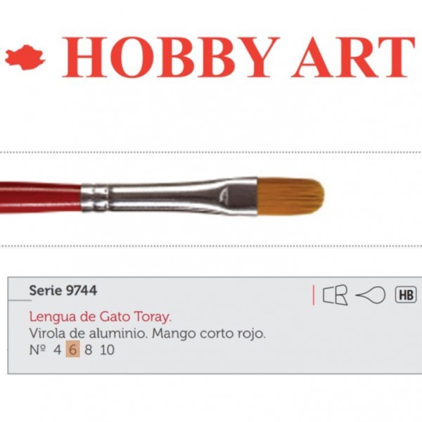 PINCEL LENGUA DE GATO TORAY...