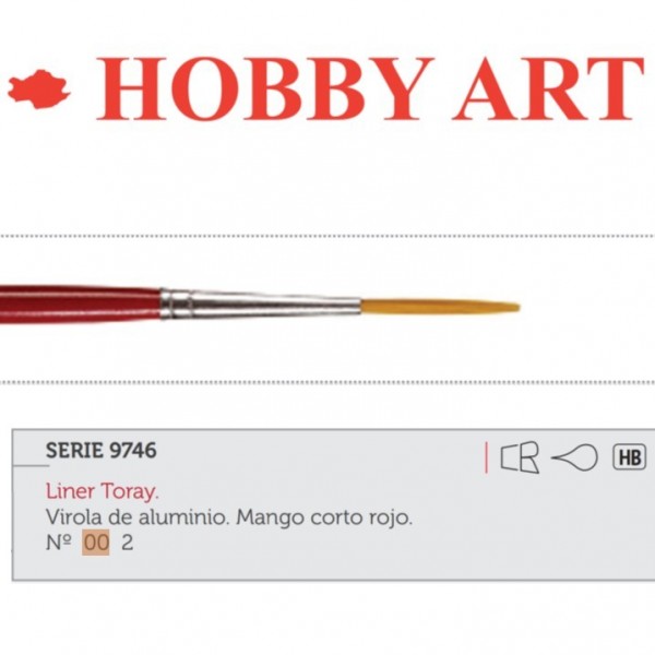 PINCEL LINER TORAY HOBBY...