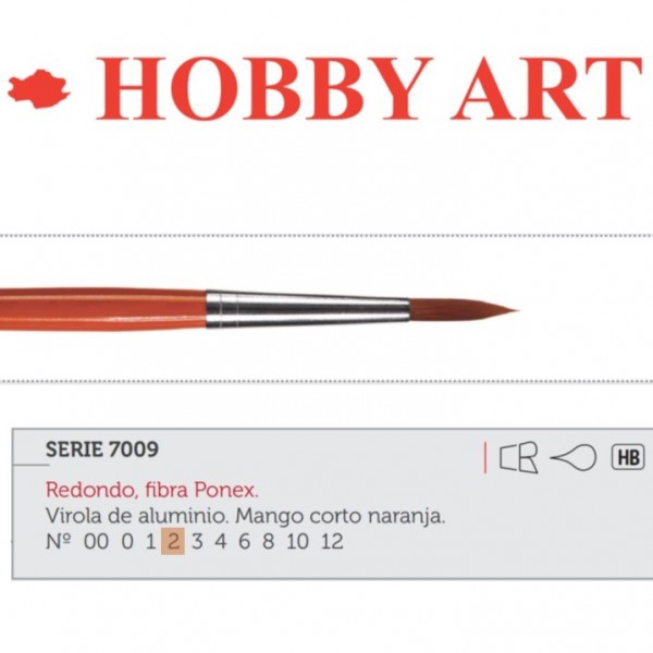 PINCEL REDONDO HOBBY 7009 -...