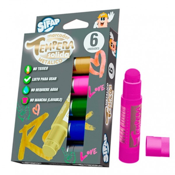 TEMPERA SOLIDA SIFAP X 6 -...