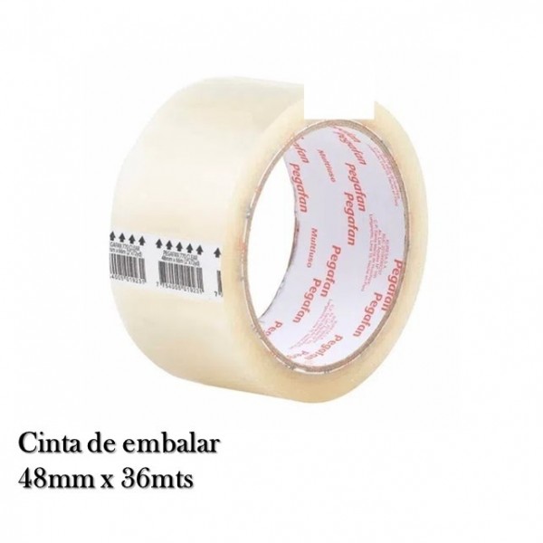 CINTA DE EMBALAR TRANSP....
