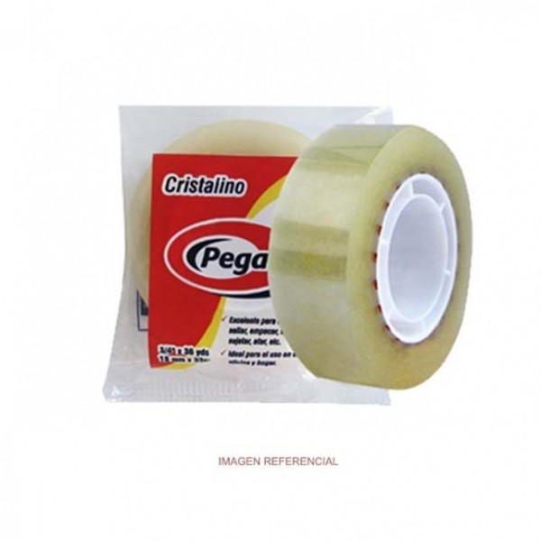 CINTA TRANSP. 19MM X 25MTS...