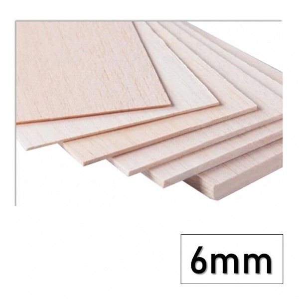 MADERA BALSA 8X90CM - 6MM