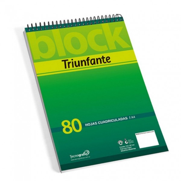 BLOCK A4 CON ESPIRAL...