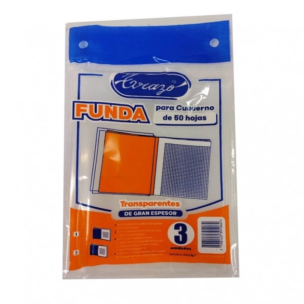 FUNDA PARA CUADERNO 16X21CM...