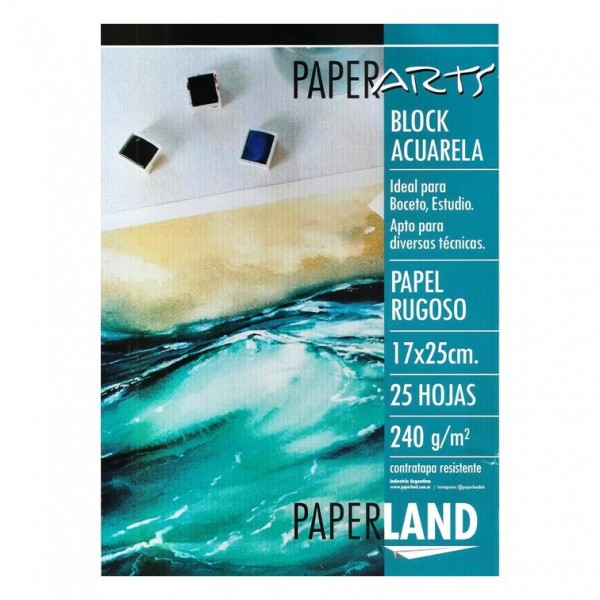 BLOCK PARA ACUARELA 17X25CM...