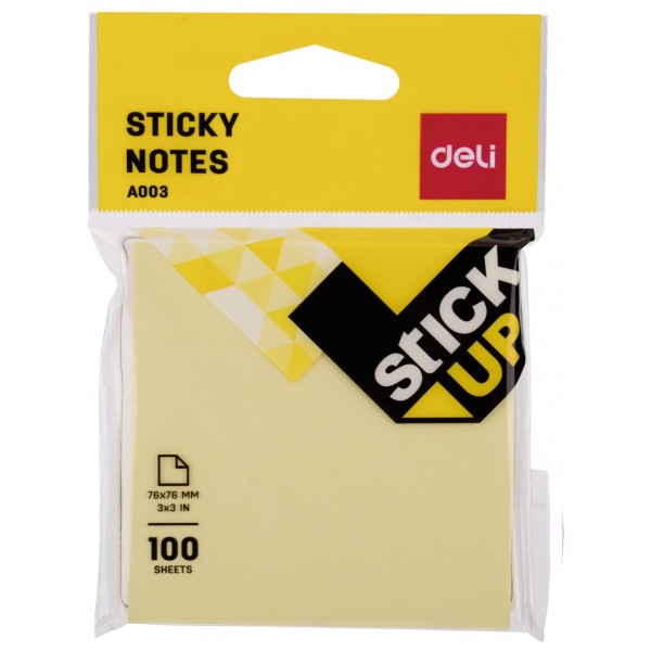 NOTAS ADHESIVAS AMARILLAS...