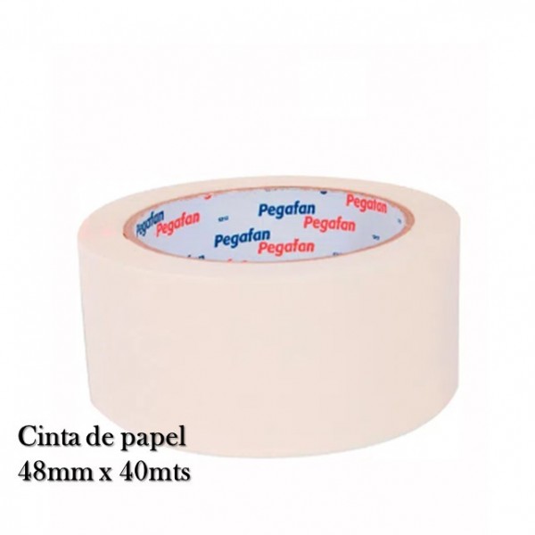 CINTA DE PAPEL 48MM X 40MTS...