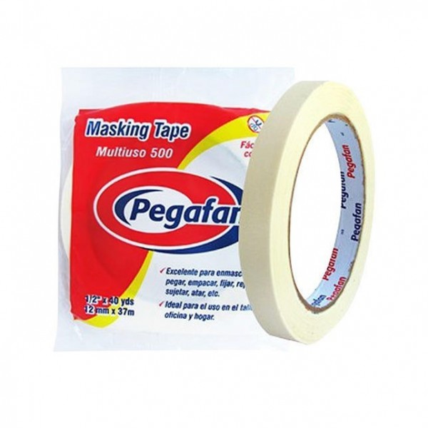 CINTA DE PAPEL 12MM X 40MTS...