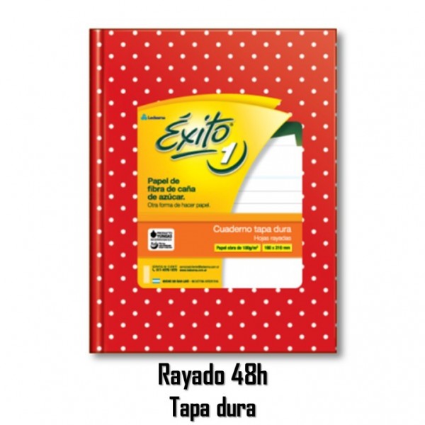 CUADERNO RAYADO C/LUNARES...