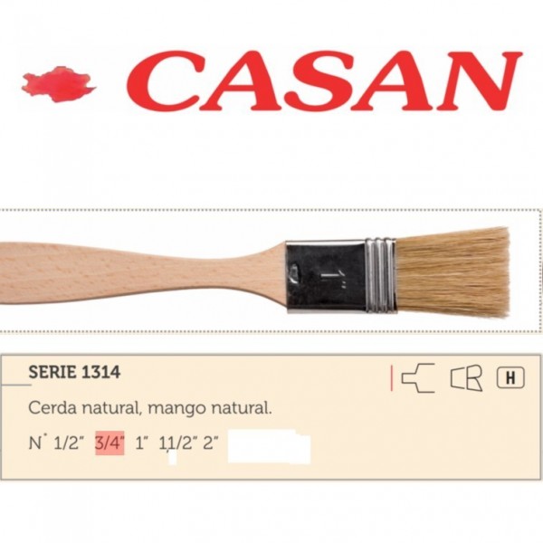 PINCELETA DE CERDA NATURAL...