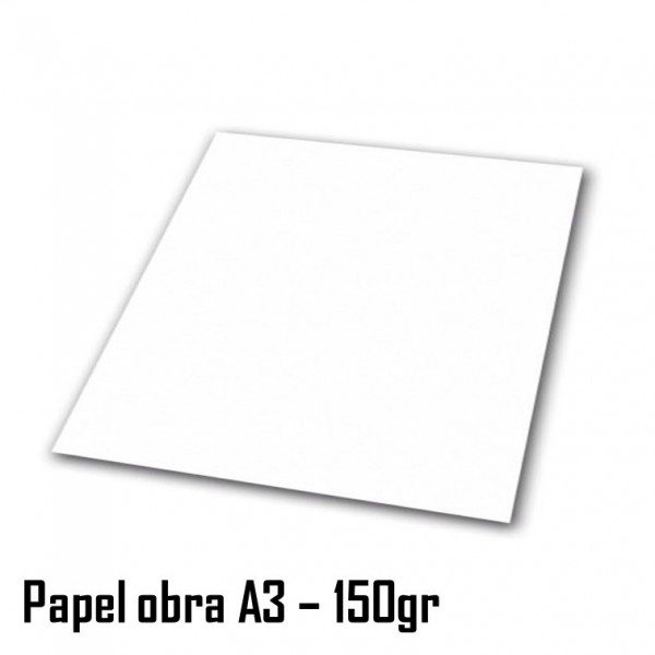 PAPEL OBRA A3 - 150GR PAQ....