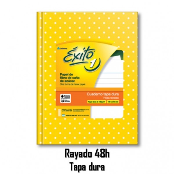 CUADERNO RAYADO C/LUNARES...