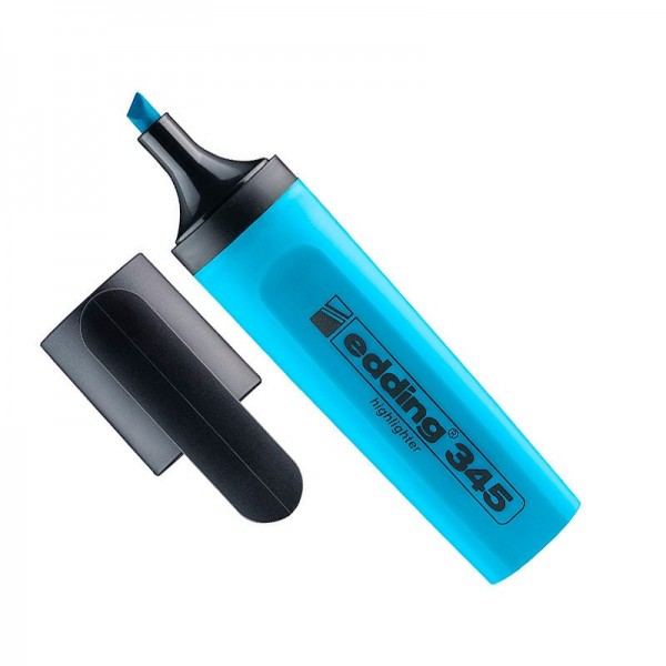 RESALTADOR CELESTE 345 EDDING