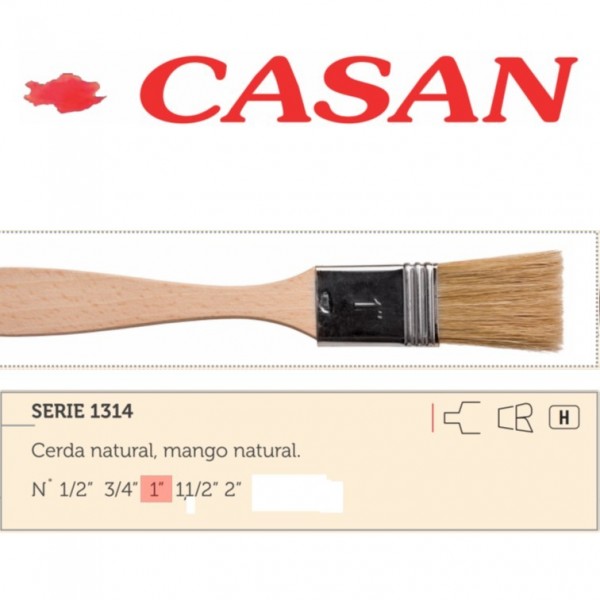 PINCELETA DE CERDA NATURAL...