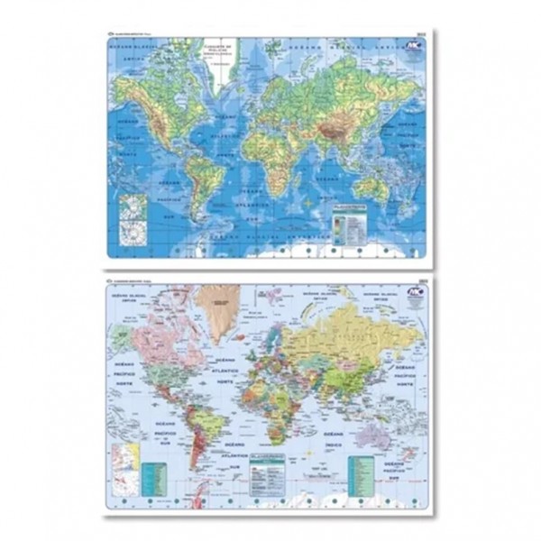 MAPA MURAL PLASTIFICADO...