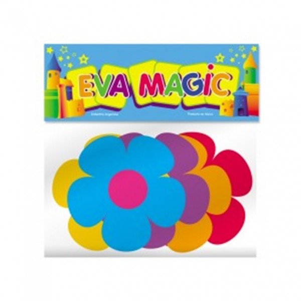 FLORES GOMA EVA X 5...