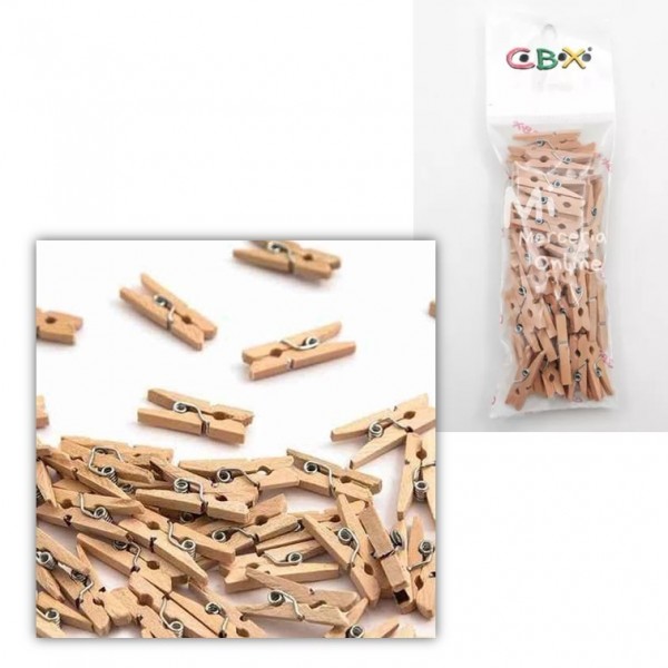 BROCHES DE MADERA NATURAL...