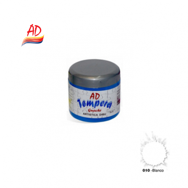TEMPERA 200ML AD - 010 BLANCO
