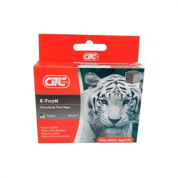 CARTUCHO GTC T117 - NEGRO