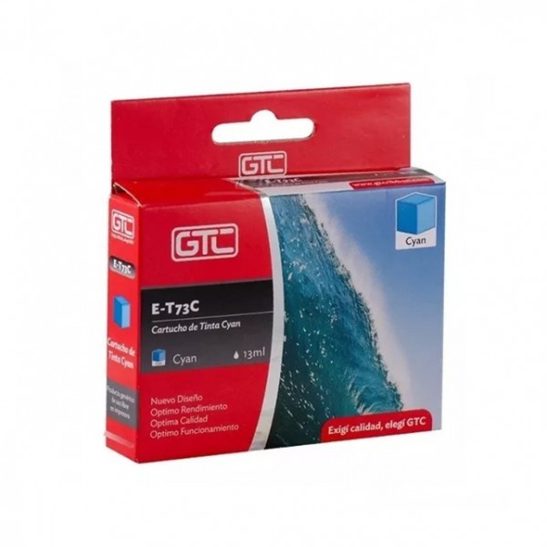 CARTUCHO GTC T73 - CYAN