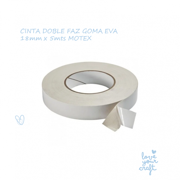 CINTA DOBLE FAZ GOMA EVA...