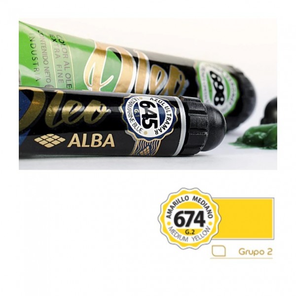 PINTURA AL OLEO 18ML ALBA -...