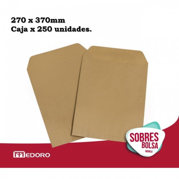 SOBRE PAPEL MANILA...