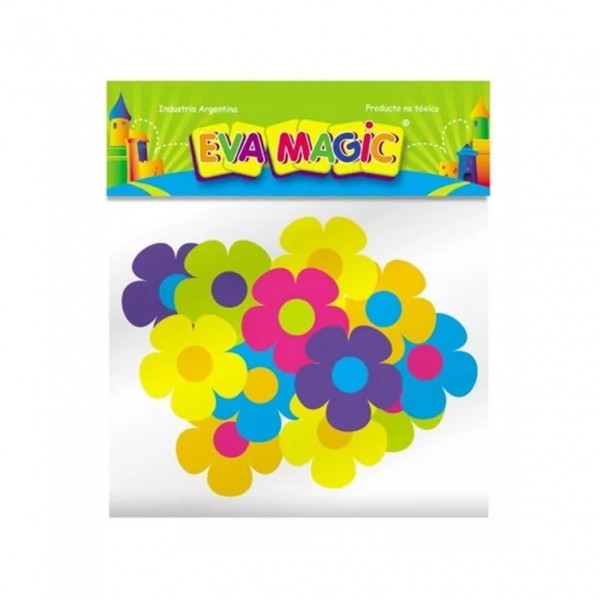 FLORES GOMA EVA ADHESIVAS...