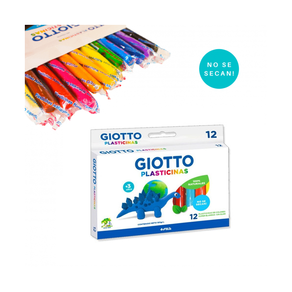 PLASTICINAS GIOTTO X 12